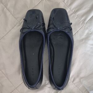 M. Gemi Navy Naplak Leather Flats 38/8